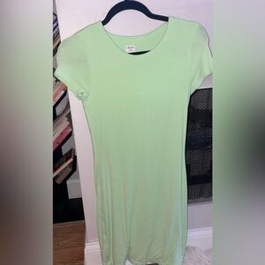 Aritzia Light Green Mini Dress